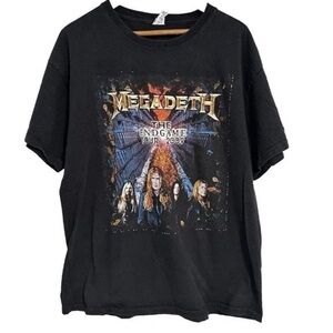 Gildan Black Megadeth The Endgame Tour 2009 Graphic Tee